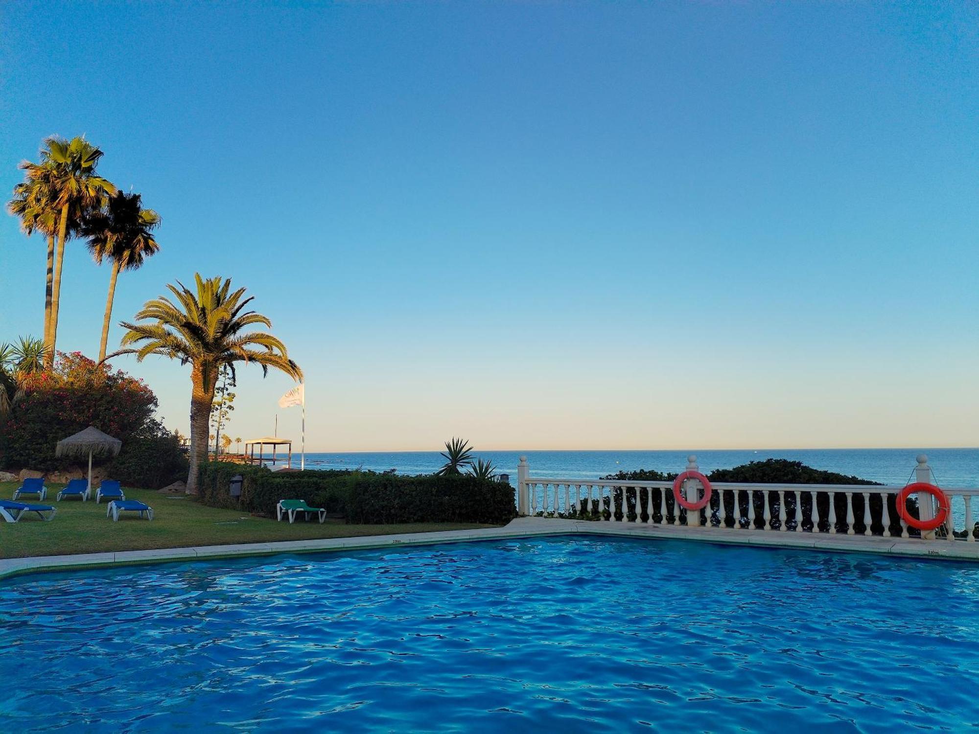 Casa Mar Apartamento Front Beach Con Wifi, Piscina, Padel Y Tenis - Lubina Del Sol Sitio de Calahonda Exteriér fotografie