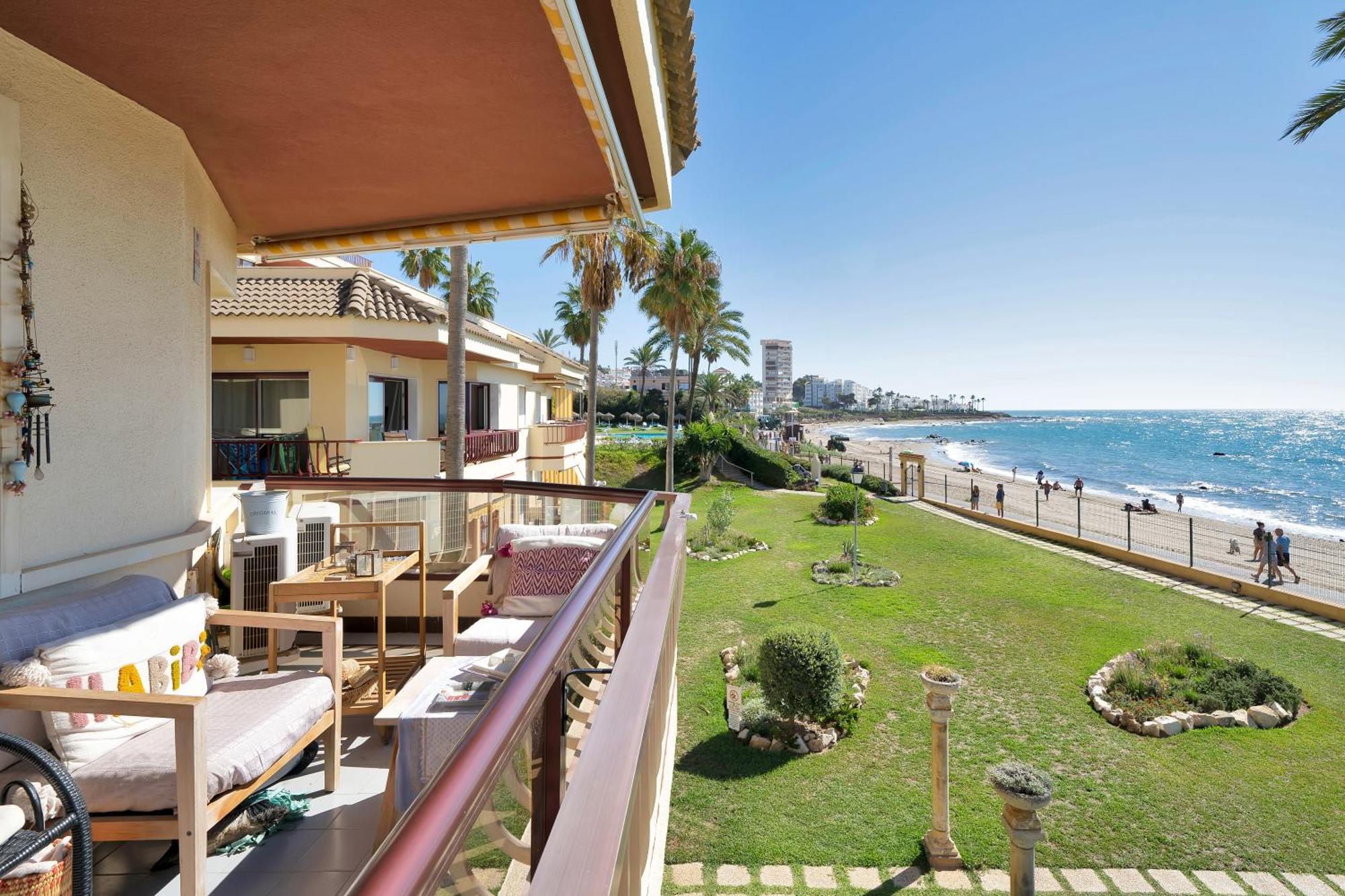 Casa Mar Apartamento Front Beach Con Wifi, Piscina, Padel Y Tenis - Lubina Del Sol Sitio de Calahonda Exteriér fotografie