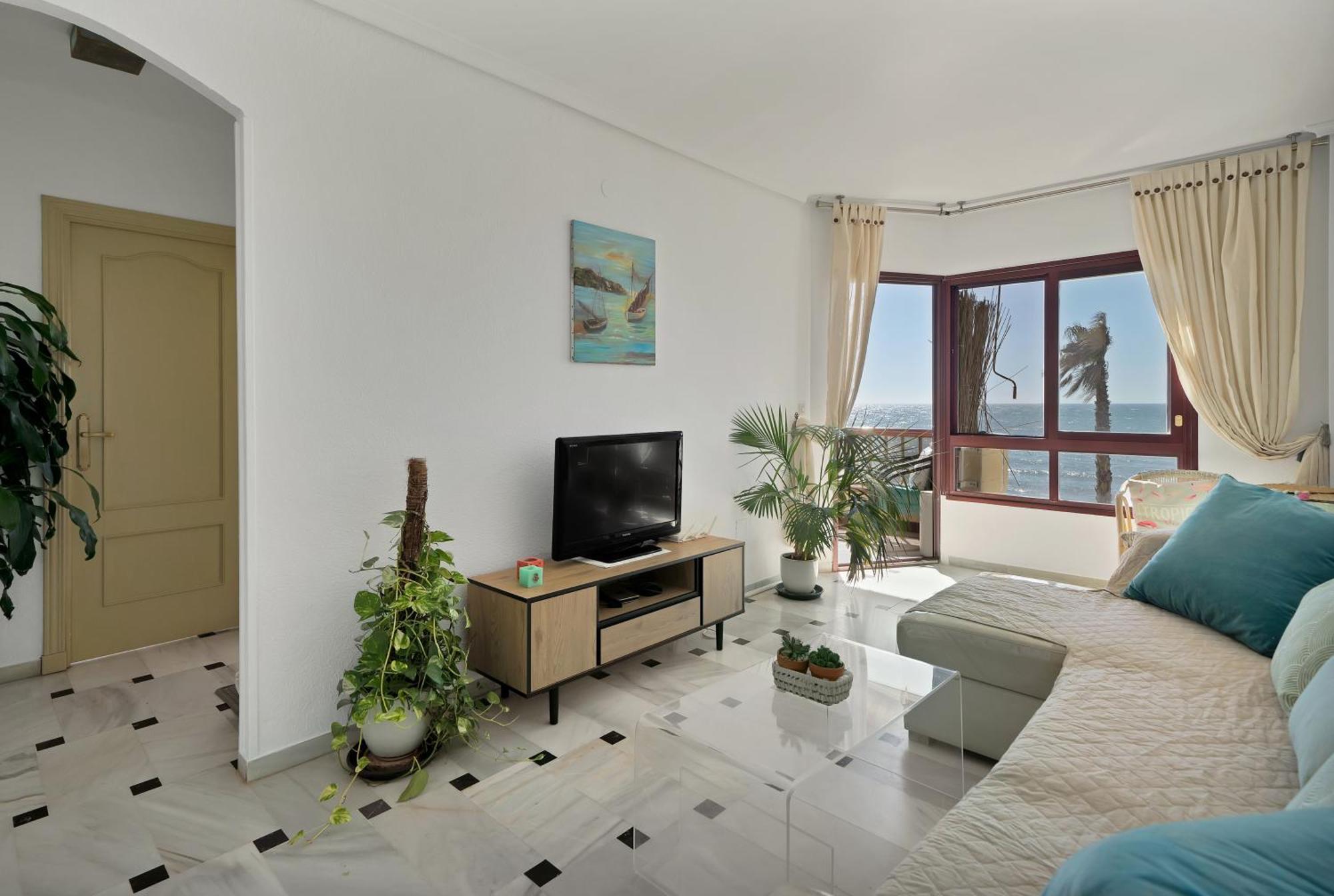 Casa Mar Apartamento Front Beach Con Wifi, Piscina, Padel Y Tenis - Lubina Del Sol Sitio de Calahonda Exteriér fotografie