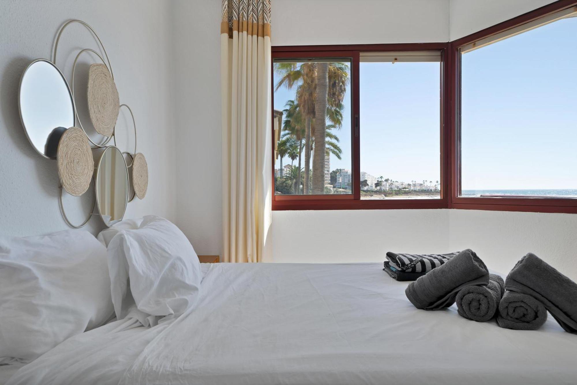 Casa Mar Apartamento Front Beach Con Wifi, Piscina, Padel Y Tenis - Lubina Del Sol Sitio de Calahonda Exteriér fotografie