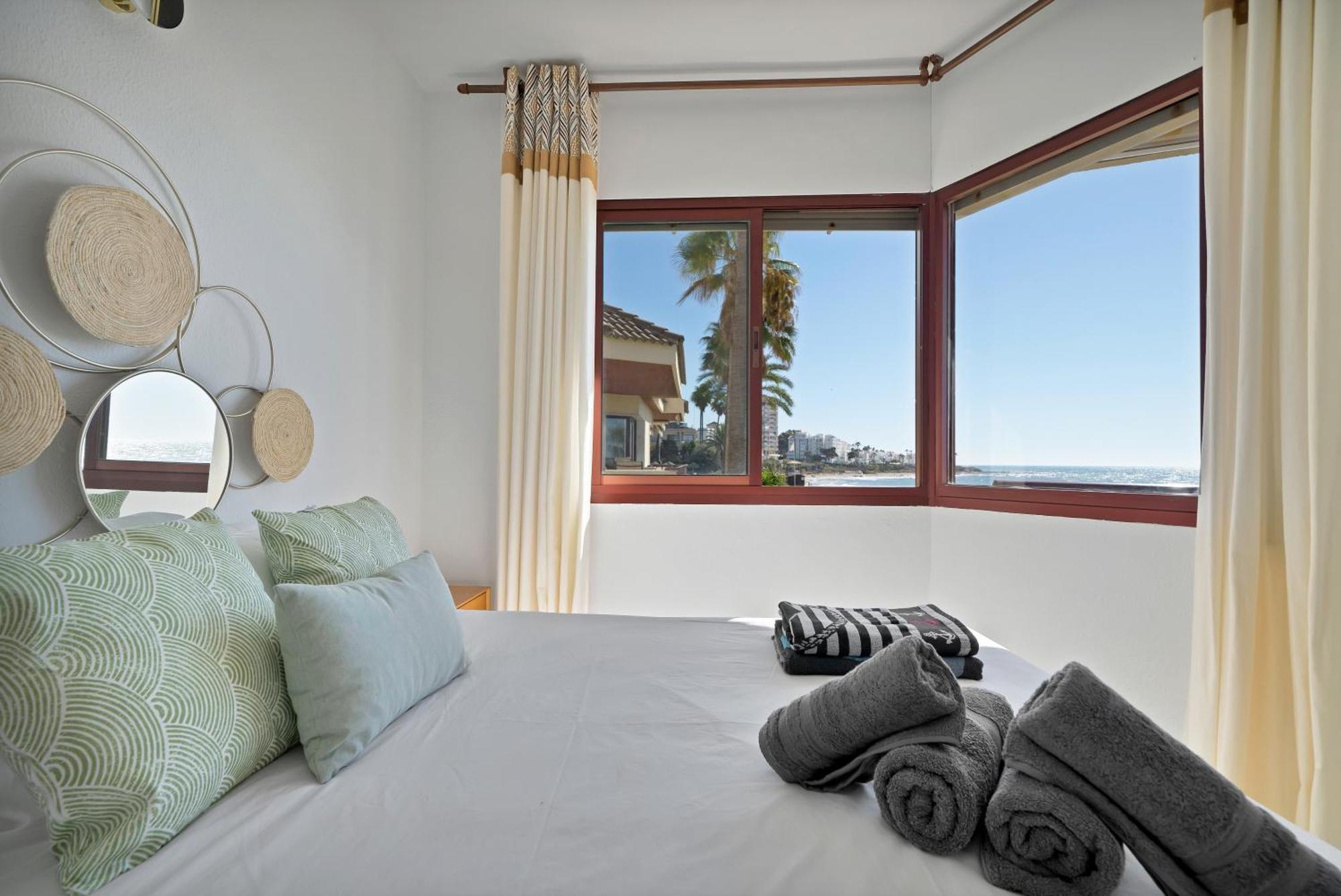Casa Mar Apartamento Front Beach Con Wifi, Piscina, Padel Y Tenis - Lubina Del Sol Sitio de Calahonda Exteriér fotografie
